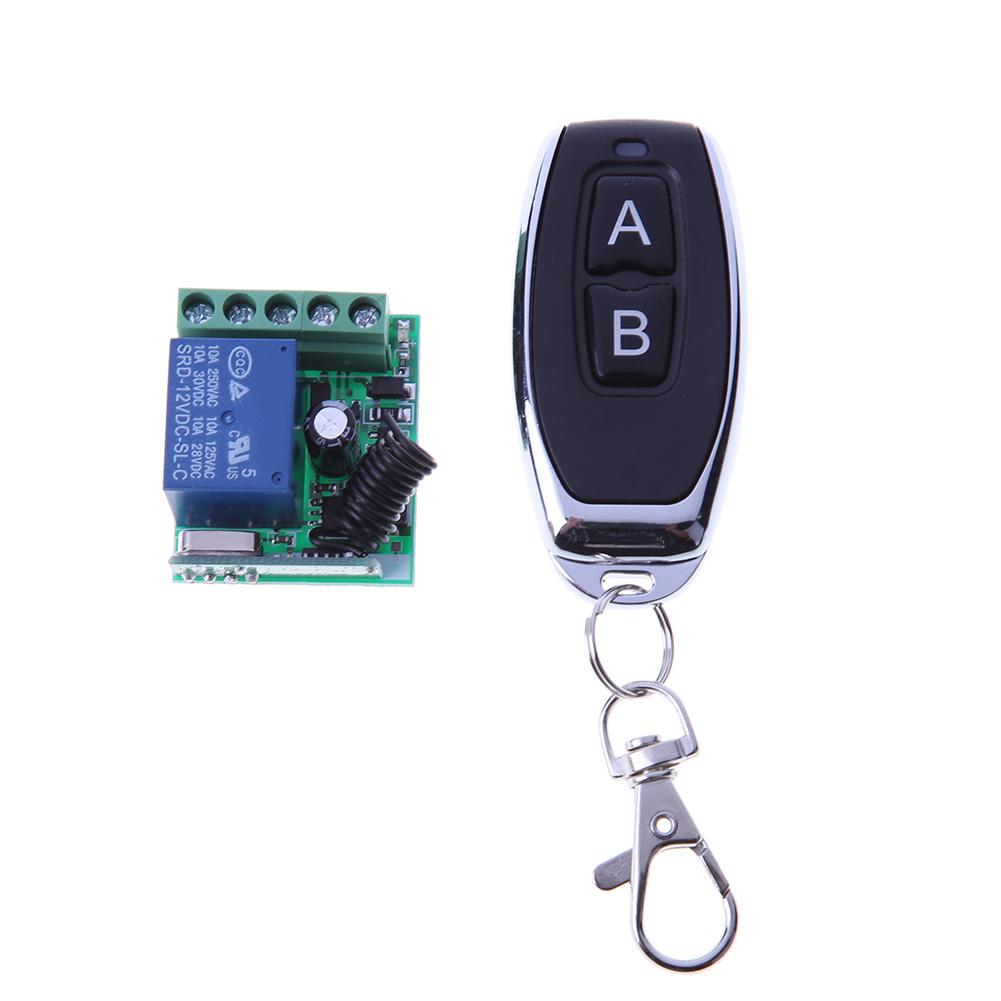 433Mhz RF Transmitter And Receiver Module DC 12V 1CH Universal Remote Control Switch 433mhz Wireless Switch Relay Remote Control
