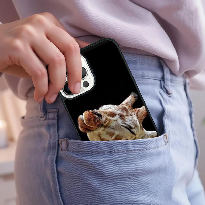 Милый африканский жираф Животное Чехол для телефона Для iPhone 17 Air 15 16e 14 13 Pro Max Coque 12 11 Pro Max PLUS чехол