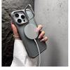 Модный чехол-подставка с магнитным креплением для iPhone 16 15 14 Plus 13 12 16 Pro Max с защитной крышкой для объектива для чехла MagSafe