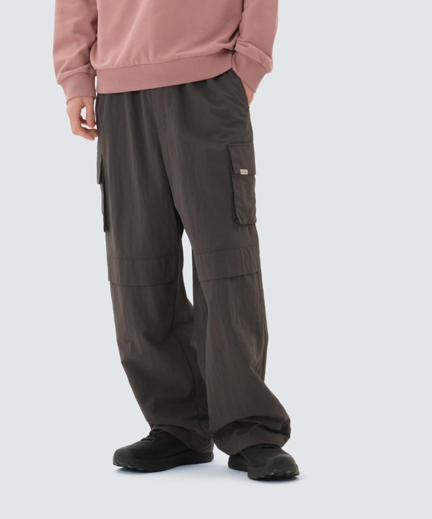 SNOWPEAK APPAREL Cample Wide Pants (S26Zucpt10) Chocolate Khaki