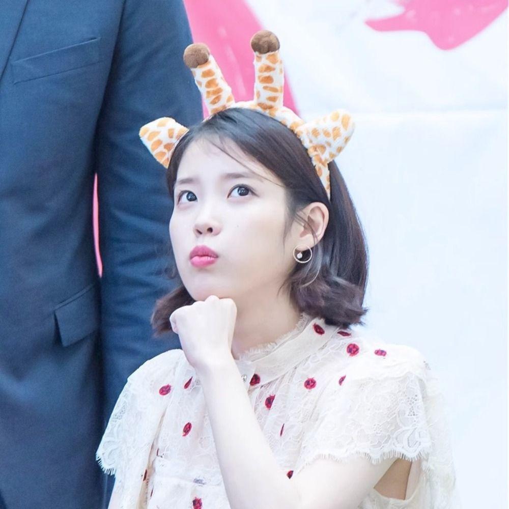 Korean Style Cartoon Plush Headband Kawaii Face Washing Hair Hoop Animal Hairbands  Girls/Female