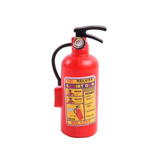 Funny Simulation Fire Extinguisher Bathtub Beach Water Squirt Kids Prank Toy