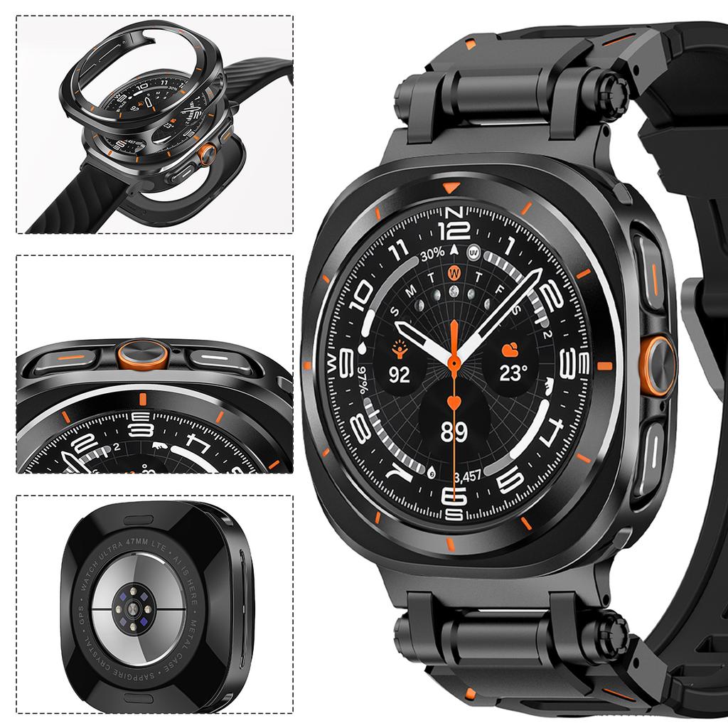 Защитный чехол из алюминиевого сплава для Samsung Galaxy Watch Ultra 7 47 мм, крышка для Samsung Ultra 2025, аксессуары для защиты экрана