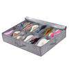 Under-Bed Shoes Storage Organizer Large Capacity Multiple Compartments Foldable Design Shoes Container
