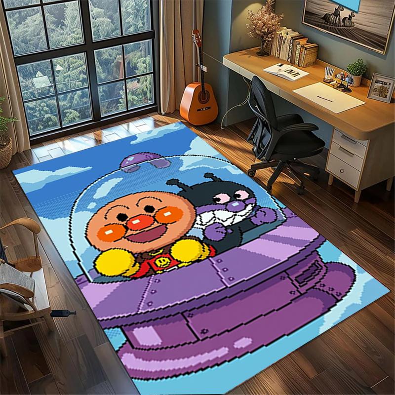 Non Slip Washable Bread Superman Rug Large Area Carpet for Bedroom Gamer Room Home Decor