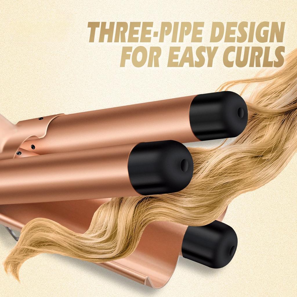 Professional Hair Curling Iron Ceramic Triple Barrel Hair-Curler Irons Hair Wave Waver Styling Tools Hair Styler Wand for Woman