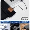 Зимняя теплая вязаная шапка с Bluetooth-музыкой, перезаряжаемая через USB, с плюшевой подкладкой, светодиодная, морозостойкая, поддержка беспроводных звонков