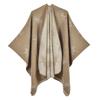 Womens Split Shawl Fashion Cottagecore Thick Warm Cape Knit Cardigan