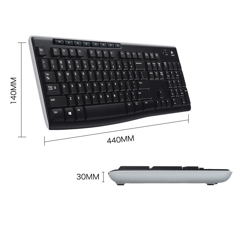 Logitech Беспроводная полноразмерная клавиатура K270