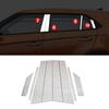 For Hyundai Creta IX25 2016-2018 Decorate Accessories Chrome Window Pillar Cover Trim Stainless Steel Center Pillars Sticker