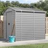 VidaXL Garden Shed, Tool Shed with Handles, Tool Shed with Sloping Roof, Patio Storage Shed, Grey 3188243