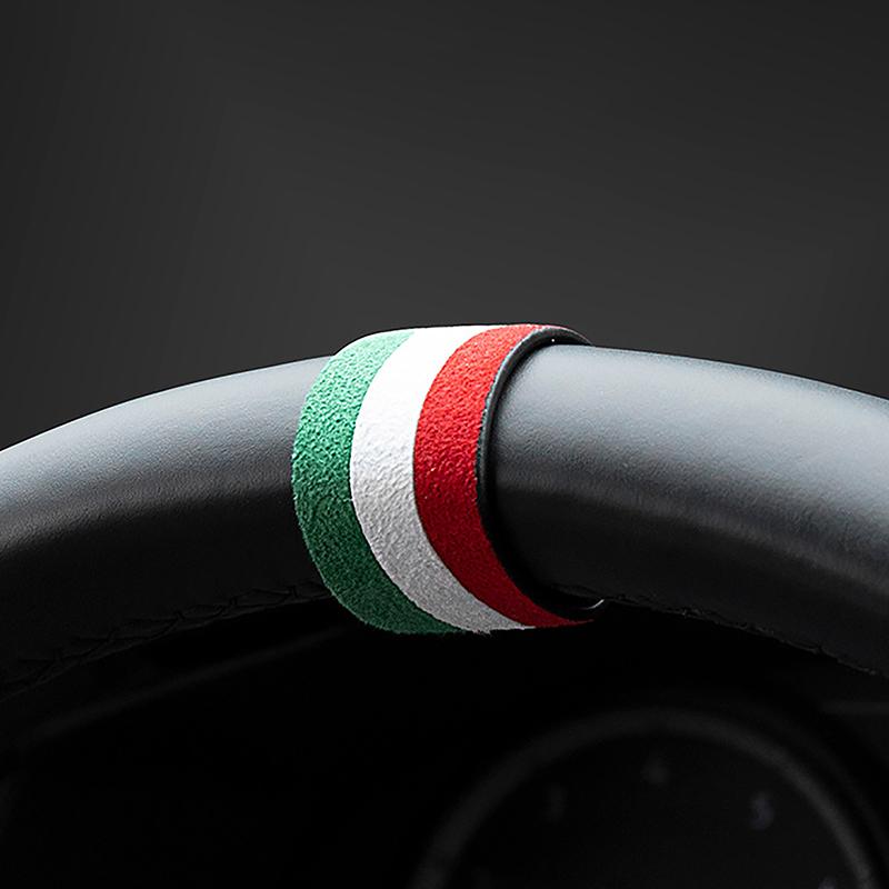 1 шт., стандартный универсальный набор рулевого колеса, аксессуары для модификации автомобиля, центральная линия, креативная маркировка, наклейка-подсказка