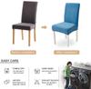 Thicken Fabric Chair Cover Jacquard Seat Cover Big Elasticity Chair Protector Chair Cover for Dining Room Wedding Office Banquet