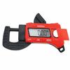 ANR Digital Micrometer, High-Precision Digital Gauge for Thickness Measurement, Leathercraft, Printing Paper, Large Thickness Display, Red