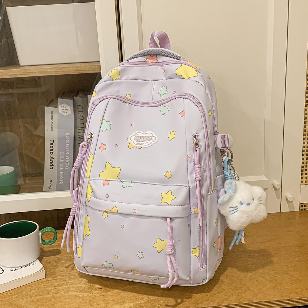 Schoolbag Student School Bag Female Simple Japanese College Style Backpack Versatile ins Middle and High School Student Backpack Wholesale