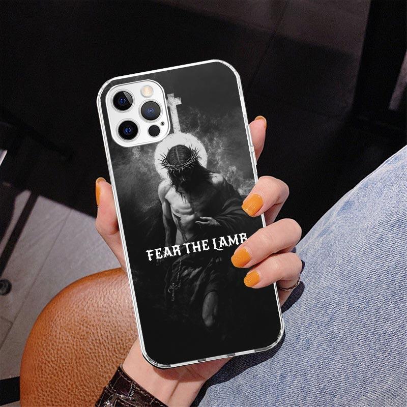 Son Of God Jesus Cross Holy Light Phone Case For iPhone 13 12 Mini 11 Pro Max XS XR X SE 7 8 Plus 5S 5 6S 6 Gift Print Cover Fun