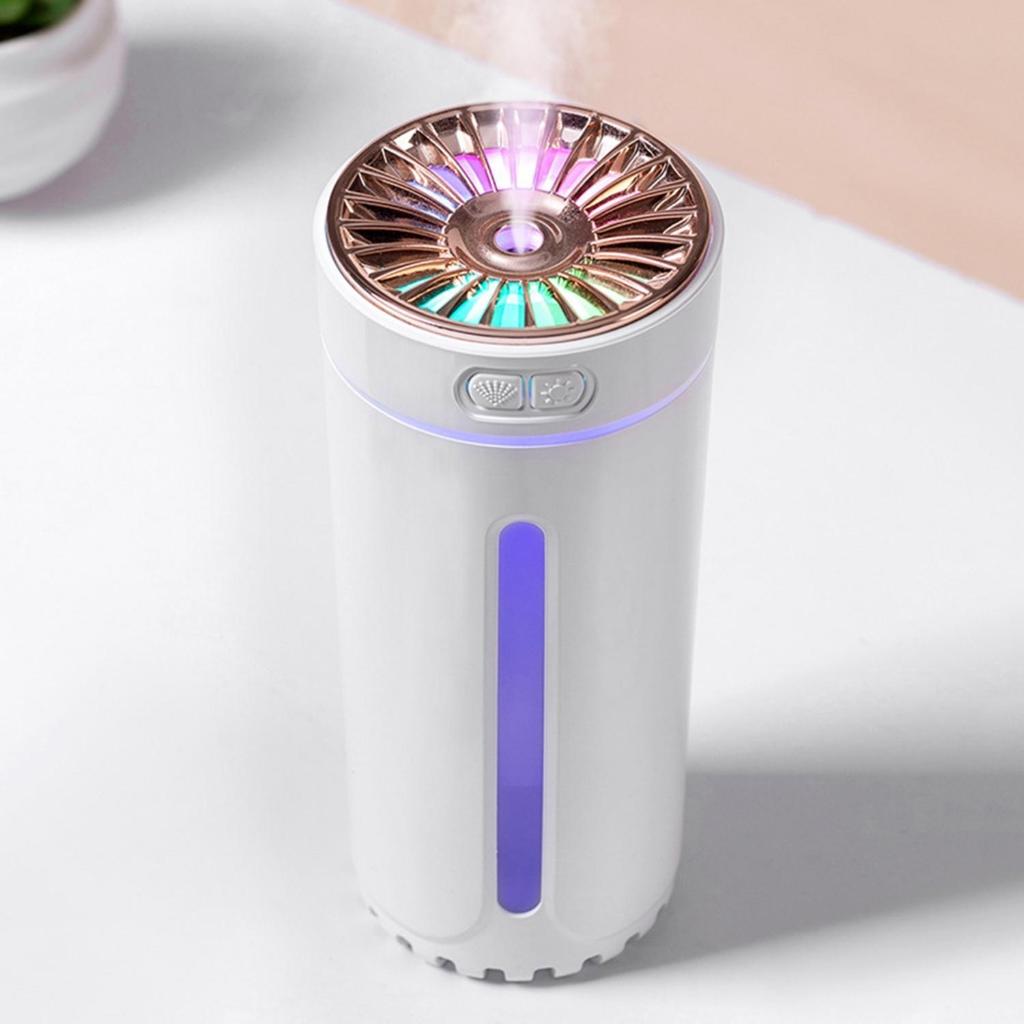 Portable Phantom Cup Humidifier Car Mounted Aromatherapy Machine Colorful Cool Atmosphere Night Light Moisturizing Fragrance Expanding Humidifiers