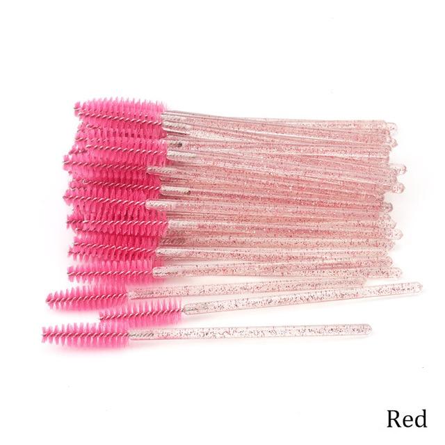 Eyelash Extension Disposable Eyebrow Brush Mascara Wand Applicator Spoolers Eye Lashes Cosmetic Brushes Set Makeup Tools