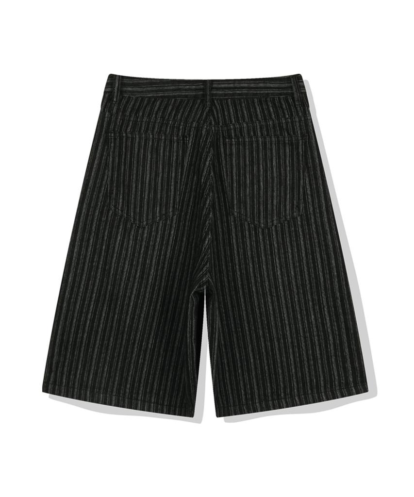 ULIFEZIP Zik Wide Bermuda Shorts Striped Pants 1 Color [Ulzd_6044]