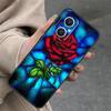 Stained Glass Rose Galaxys Case For OPPO Reno 14F 13F 12F 11F 10 12 13 14 Pro 7 8 Lite OPPO Find X5 X6 X8 X9 Pro Cover