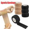 Спортивная лента для повязки, самоклеящаяся эластичная повязка, эластопласт, спортивная защита для колена, пальцев, плеч, татуировок, аксессуары