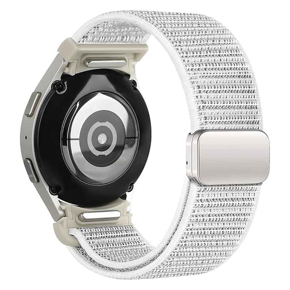 Ремешок для Samsung Galaxy Watch 4/5/6/7/FE/classic/5 Pro 44 мм 40 мм Без зазоров Магнитный нейлоновый браслет correa Galaxy Watch 7 Ремешок