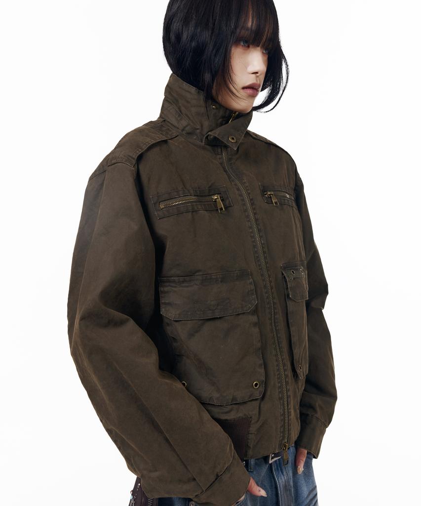 AAKAM Waxed Hunting Jacket (Brown)