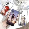 Чехол для телефона Arknights Для Samsung S25,S24,S21,S22,S23,S30,Ultra,S20,Plus,Fe,Lite,Note,10 Черный Мягкий