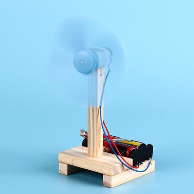 1 шт. Синий DIY электрический вентилятор экспериментальная модель физика наука начальное образование