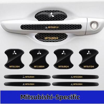 8 шт. Защитная наклейка на ручку двери автомобиля от царапин для Mitsubishi