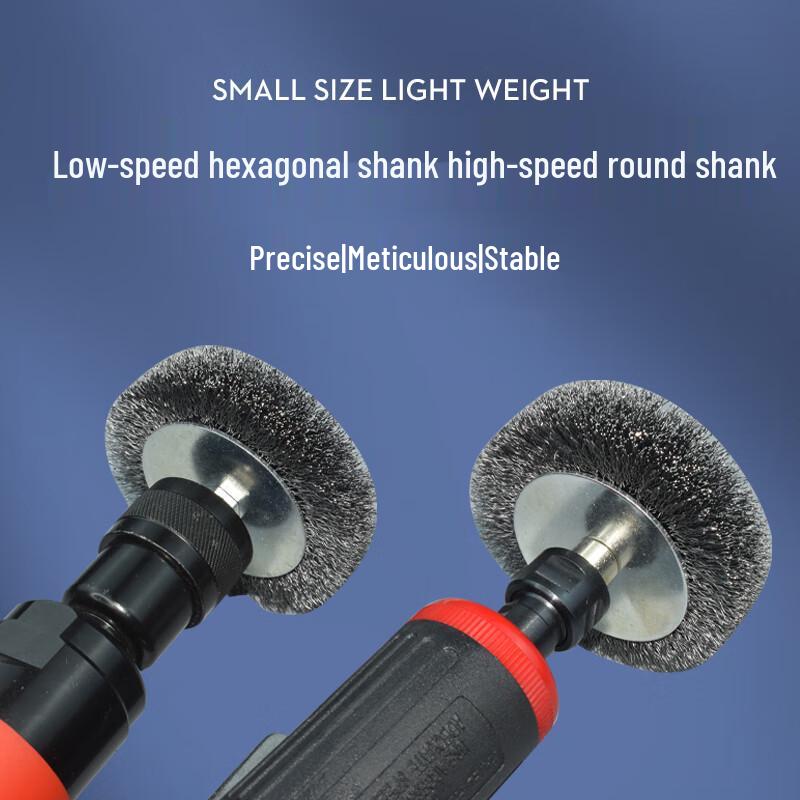 JZDASI Pneumatic Steel Wire Cleaning Brush Kit