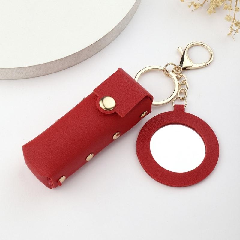 Stylish and Durable PU Lipstick Pouch Lip Balm Holder Organizer Perfect for Travel or Daily Use