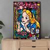5D Diy Diamond Painting Alice and The Rose Full Drill Rhinestones Mosaic Embroidery Handmade Products Home Decor Gift