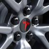 AKZ1 56mm 180mm Car Wheel Center Hub Cap Sticker Logo Cover Accessories For Tesla Model 3 Model Y Model S Model X Cybertruck Coil WYE