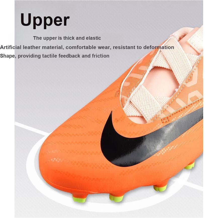 Nike Phantom GX Academy NU MG GS Guava Ice Детские кроссовки Оранжевый Черный DZ3494-800