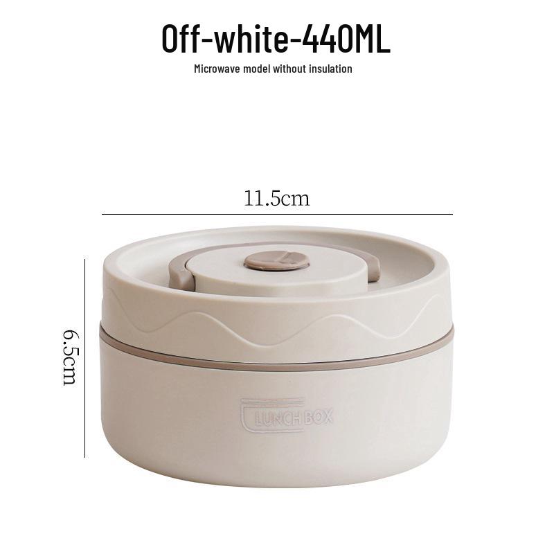 316L Stainless Steel Insulated Bento Lunch Box - Microwaveable & Portable for Office Workers & Students