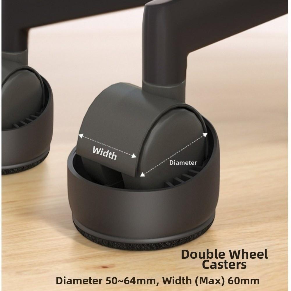 5Pcs Silicone Furniture Wheel Caster Floor Protector Chair Wheels Stopper  Office Chair