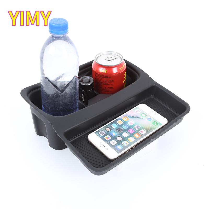 For Land Rover Defender 90 110 130 -2024 TPE Central Control Water Cup Protective Cover + Wireless Charging Pad Accessories