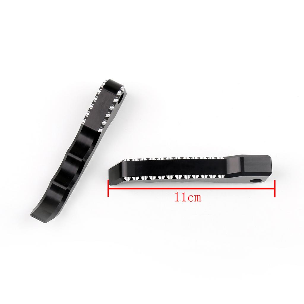 Rear Passenger Footrest Foot Pegs For Suzuki GSXR 1300 Hayabusa 2008-2015 Black