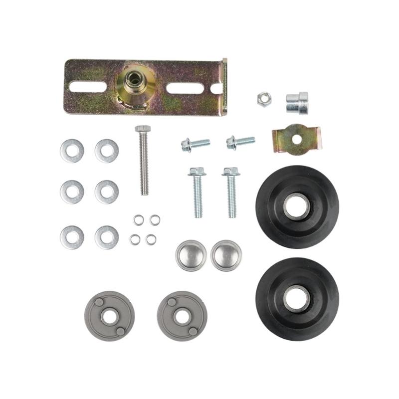 High Wear Resistance Lawn Mower Pulley Idler Belt Upgrade Set Constructed from Polyurethane for Extended Life 126-0316