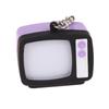 Мини-телевизор Брелок Винтажный Телевизор Симуляция Светодиодный Звуковой Модель Телевизора Брелок Креативный Держатель для ключей Телевизор Подвеска для сумки Брелок для ключей автомобиля