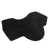 U Shaped Pillow for Eyelash Extensions Curved Memory Foam Side Pocket Velvet Pillowcase Lash Bed Pillow with Neck Back Support