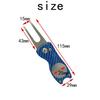 New Carbon Fiber Divot Tool - Folding Golf Ball Marker for Lawn Repair