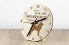 Karelian Bear Dog, Karjalankarhukoira - clock with dog, wooden clock with engraving, personalised clock by Art-Dog