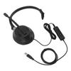 Telephone Headset with Microphone Support Speaker Volume Adjustment and Microphone Mute Noise