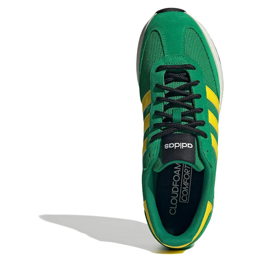 Adidas run 70s 2.0 sneakers leather textile green