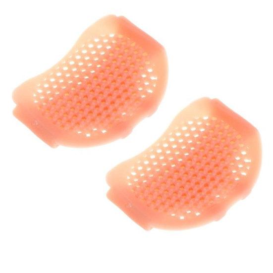 DYS 1 пара силиконовых подушечек для передней части стопы, мягкая дышащая защита для ног, обезболивающая стелька