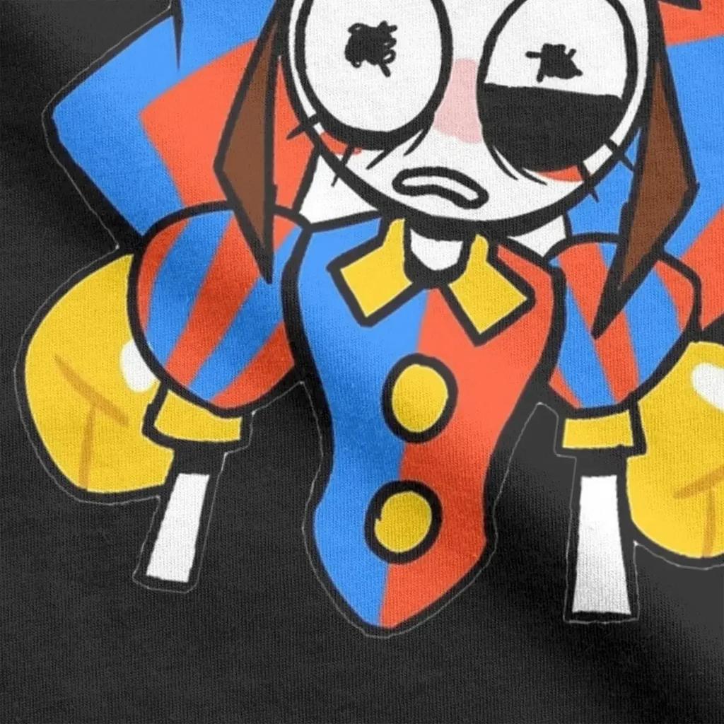 The Amazing Digital Circus T-Shirt Men Pomni And Jax Cool Cotton Tee Shirt Round Neck Short Sleeve T Shirts Summer Clothing