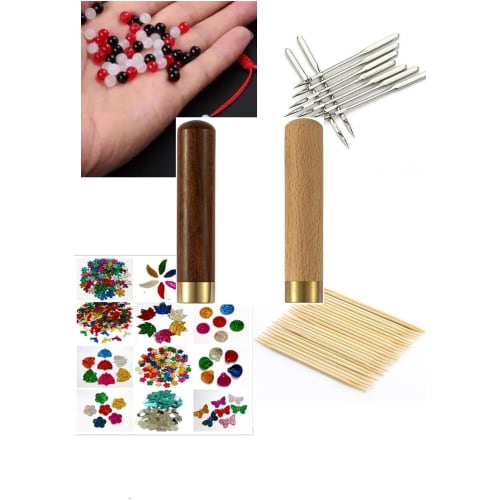 LeTradeJP Wooden Sharpener Lead Case (Set of 2) - Perfect for Refilling Leads, Storage, and Carrying Small Items. Wooden Toothpick Case, Needle Case,