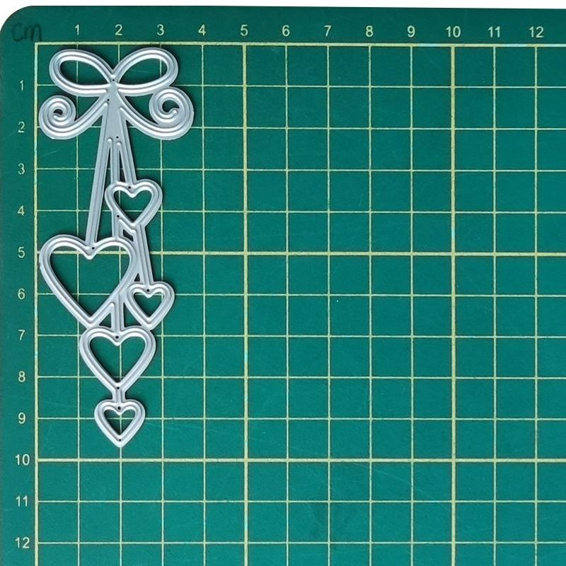Сердце макраме штампы DIY штампы ремесла шаблон формы трафареты для тиснения Скрапбукинг фотоальбом